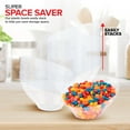 thumbnail image 7 of Multi-Pack Clear Plastic Serving Bowls (8 Pack) 4 x 6oz Small Disposable Candy Dishes, 4 x 20oz Medium Buffet Containers, Chips, Popcorn, Snacks, Salad Bar, Parties, Bridal Shower, Party Supplies, 7 of 7