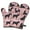Rottweiler Dogs With, variant on Cute Oven Mitts,Rottweiler Dogs with Pioneer Flower Oven Mitt 2-Pack Set,Kitchen Gloves for Oven,Heat Resistant Oven Mitts 7.7"x12"