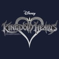 thumbnail image 2 of Junior's Kingdom Hearts 1 Game Logo Cowl Neck Sweatshirt Navy Blue Medium, 2 of 4