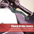 thumbnail image 2 of Unique Bargains 1 Pair Motorcycle Brake Clutch Levers Adjustable Folding for Yamaha FZ6 Fazer 2004-2010 Titanium Tone, 2 of 6