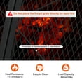 thumbnail image 6 of Heavy-Duty Carbon Steel Fire Pit Grill Grate, 30.5 Inch Round Foldable Portable BBQ Cooking Grid with Non-Stick Coating, Handles for Camping, RV, Backyard, Easy Clean, Rust Resistant, 6 of 8