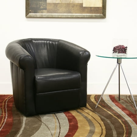UPC 878445009946 product image for Baxton Studio Julian Faux Leather Club Chair in Black | upcitemdb.com