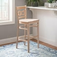 thumbnail image 6 of Linon Home Decor BS293UNFIN02ASU 44 x 18.5 x 20 in. Teresa Barstool - Unfinished - Set of 2 - Pack of 2, 6 of 9
