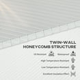 thumbnail image 3 of Outsunny 14 Piece Twin-Wall Polycarbonate Greenhouse Panels, 4' x 2' x 0.16", 3 of 9