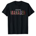 thumbnail image 1 of AALJY Case Manager Leopard Print Funny Appreciation T-Shirt, 1 of 5