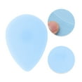 thumbnail image 3 of Unique Bargains 1 Pc Portable Silicone Facial Cleansing Brush 3.62"x2.68"x0.87" Light Blue, 3 of 7