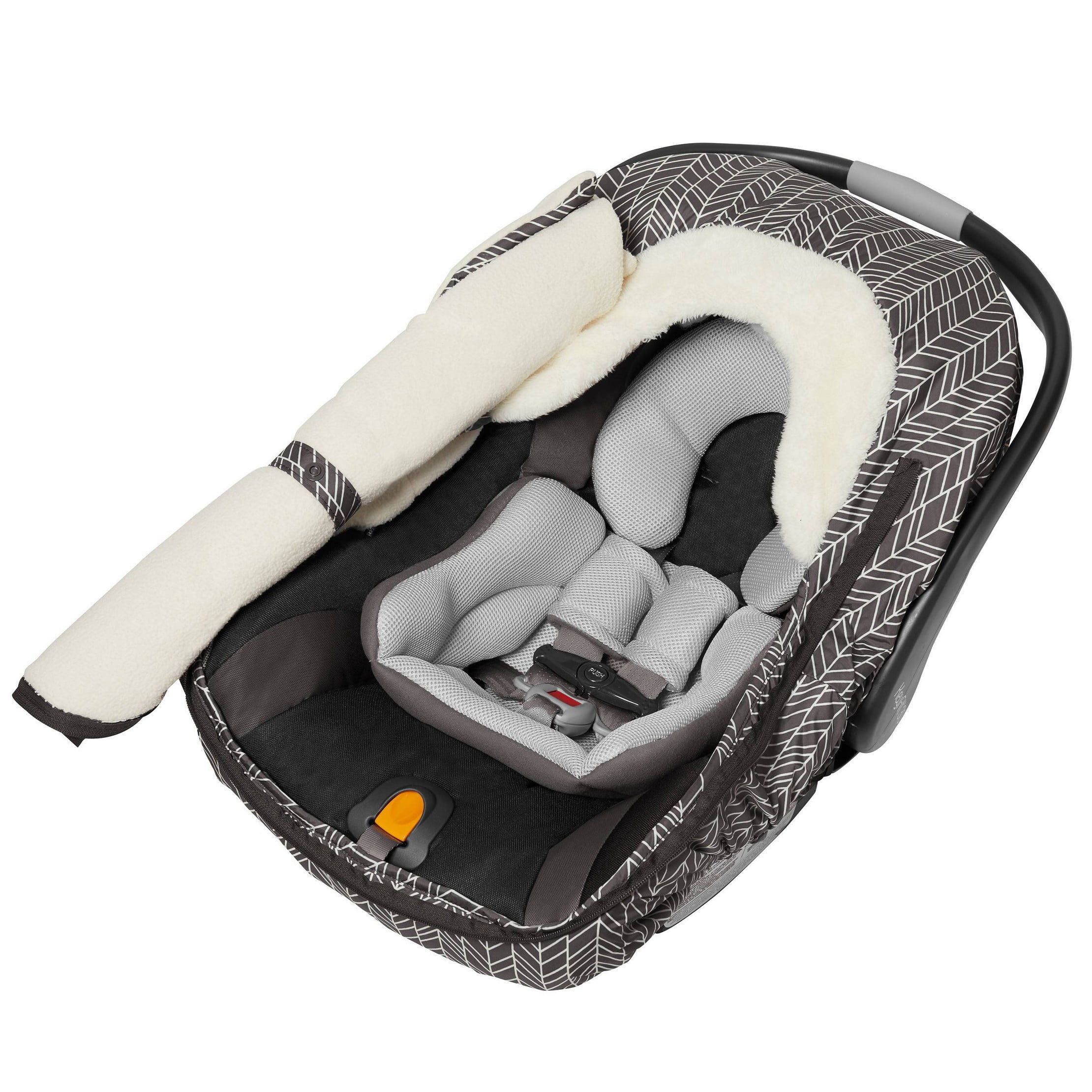 Stroll & Go Car Seat Cover - Gray Feather