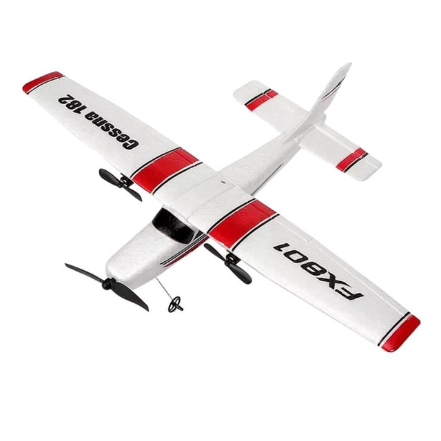 Vogacara Juguete de avión RC 2,4 Ghz, planeador de Control remoto, avión de combate de ala fija Juegos de césped