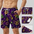 thumbnail image 5 of Vetsdori Mens Beach Shorts Casual Pocket Short Pants Summer Breathable Elastic Waist,Lining 2 in 1 Swim Trunks Shorts for Men Dry Fit,Size S, 5 of 5