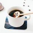 thumbnail image 5 of Naloa Blue Thunder Storm Dragon Coasters for Set of 4 - PU Leather Coasters, Coasters for Table Cup Tea Coffee Beer, Decorative for Kitchen Homedecor (Round), 5 of 6