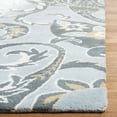 thumbnail image 3 of SAFAVIEH Wyndham Dulcibella Floral Wool Area Rug, Blue/Multi, 4' x 6', 3 of 7