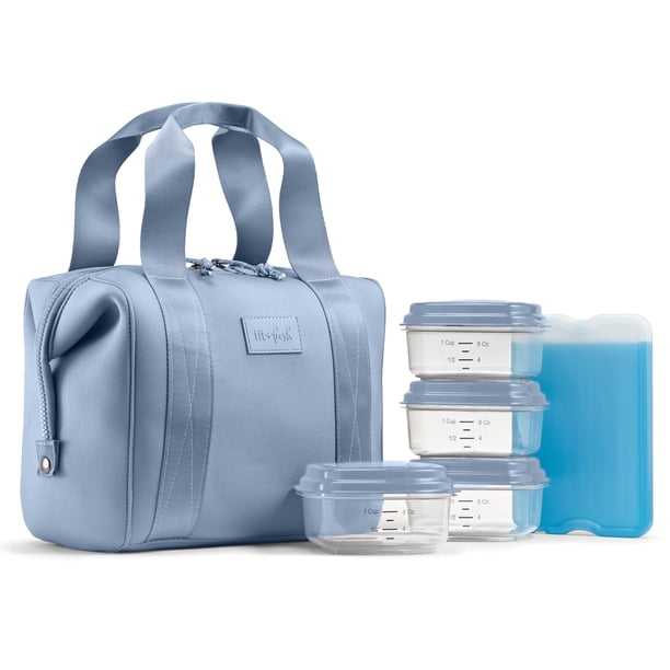 Bolsa de almuerzo Fit & Fresh de neopreno Remi para mujer con contenedores