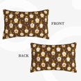 thumbnail image 2 of Logiee Flowers And Gnomes Bees Print Pillow Case,Throw Pillow Covers, Double Sided Plush Cushion Cover for Couch Sofa Bed, Only Pillowcase-14"x20", 2 of 6