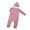 Powder Rose, variant on Organic Cotton Long Sleeved Footie Bodysuits with Beanies - Soft and Sustainable Baby Clothing Sets for a Cozy and Cute Look - Macaron (3-6M)