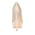 thumbnail image 2 of Lauren Lorraine Victoria Nude Sparkly Crystal Ebellished Platform Heeled Pumps (7, Nude), 2 of 5