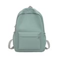 thumbnail image 2 of 15.7" Green Backpack Laptop Bag - Waterproof Travel Backpack, Large Capacity School Bag with Side Pockets, Back to School， Minimalist Durable Commuter Bag for College Students, 2 of 9