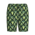 thumbnail image 6 of Daiia Broccoli 3 Mens Woven Stretch Pajama Short,Short Pajama Pants-Large, 6 of 7
