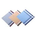 thumbnail image 2 of Cotton Men Handkerchiefs Grandfathers 16inch Gentlemen Pocket Square Hankies Style F 3Pcs, 2 of 8