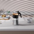 thumbnail image 5 of Máquina de café espresso SIXAQUAE Moka, estufa de inducción, 240 ml (6 tazas), 5 of 5