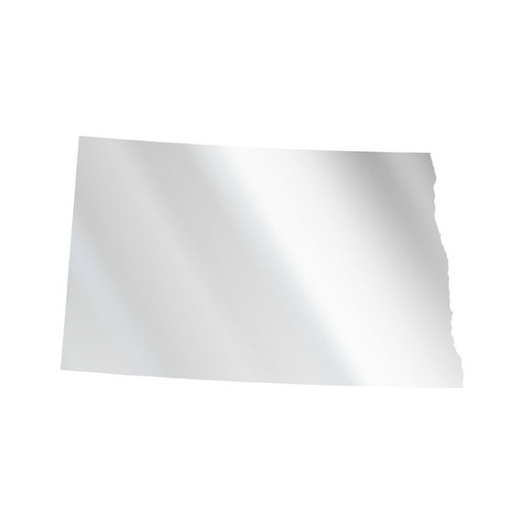 North Dakota Shaped Sticker Decal Die Cut - Self Adhesive Vinyl - Weatherproof - Made in USA - Many Color and Sizes - nd
