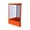 Orange, variant on Pebbuoy Non-Reversing Mirror Precision True Image Vanity Makeup Mirror Non-Magnifying Tabletop Mirror Real Reflections Beauty Mirror for Your Face