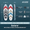 thumbnail image 3 of Hydro Force Solara Inflatable Stand-Up Paddleboard Set 10', 3 of 10