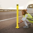 thumbnail image 2 of Safety Bollard Kits with High-Quality Q235 Steel, Impact-Resistant, Powder Coated for UV and Rust Protection, Stable Construction, Reflective Stripes for Improved Night Visibility and Safety, 2 of 6