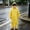 Yellow, variant on Kids Rain Poncho, Reusable Raincoat for Children with Adjustable Hood, Waterproof Hooded Cape for School Backpack, Portable Rain Gear for Outdoor Hiking and Daily Use