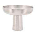 thumbnail image 6 of Sagebrook Home Metal, 11" Bowl with Stand, Silver, 6 of 8