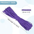 thumbnail image 2 of Uxcell Corde Paracorde Réfléchissante, Corde Paracorde Fluorescente pour Camping Randonnée Pêche Violet 49 Pieds, 2 of 7