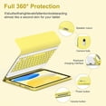 thumbnail image 5 of Detachable Wireless Keyboard Folio with Pencil Holder for 11-inch iPad 11th Gen 2025 (A16) & 10.9-inch iPad 10th Gen 2022,Yellow, 5 of 6