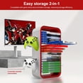 thumbnail image 3 of Gaming Storage Tower for PS5, PS4, Xbox Series, Switch OLED | Discs, Game Cards & Controller Holder with Hook Handle, 3 of 15