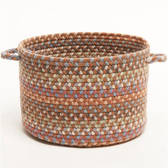 Rhody Rug BH77B010X008 10 x 8 in. Bar Harbor Bombay Basket, Multi Color