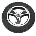 thumbnail image 3 of Wheelchair Wheel, 10in Electric Wheelchair Rear Wheel Explosion Proof Wear Resistant Easy To Use Strong  For Cart, 3 of 8