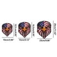 thumbnail image 3 of Patriotic USA Flag Bald Eagle Reflective Decal: Waterproof & Fade-Resistant Outdoor Sticker, Bold American Freedom Reflector for Cars, Trucks, Laptops & Helmets, USA Pride Accessory, 3 of 8