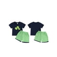 thumbnail image 2 of BemeyourBBs Toddler Boys Summer Outfits Caterpillar Embroidery T-Shirts Shorts, 2 of 9