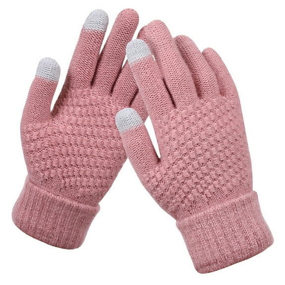 Awdenio Women's Cold Weather Gloves, Fashion Non-slip Jairon Warm Winter Artificial Knitting Wrist Gloves Mittens