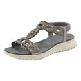 thumbnail image 1 of IUJSOY Womens Sandals Glitter Rhinestone Dressy Summer Platform Sandals Open Toe Walking Shoes, 1 of 9