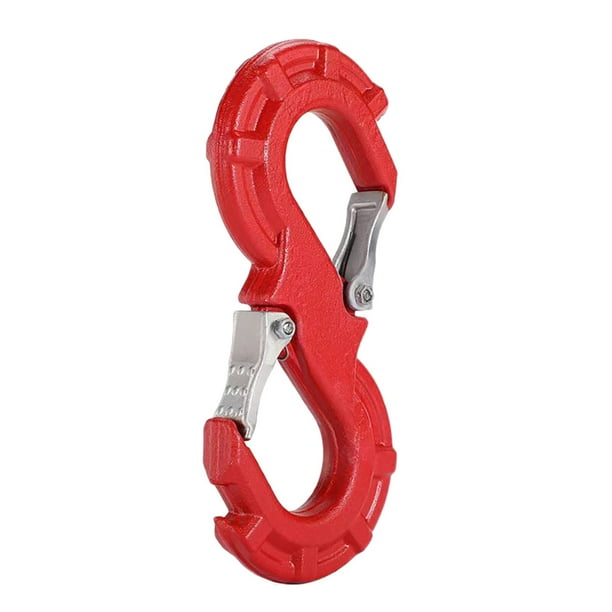 Red SShape Quick Rescue Shackle Trailer Winch Hook Car JK Offroad