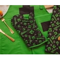 thumbnail image 3 of Minecraft Green Creeper Kitchen Set | Apron, Oven Mitt, Dish Towels, Pot Holder, 3 of 8