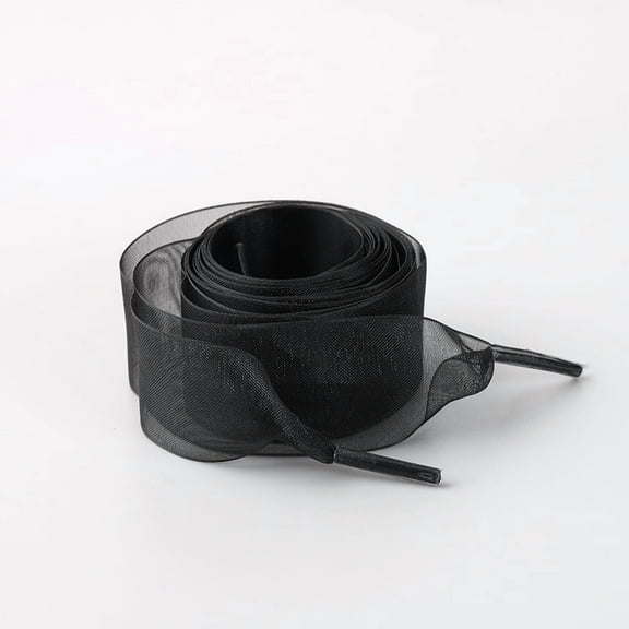 XmhyTop-A 2 Pairs Ribbon Shoe Laces,120*2.3cm Fashion Decorative Sneaker Laces for Shoes,S14