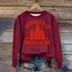 thumbnail image 2 of Gibobby Sudaderas de Navidad para mujer Sudadera con cuello redondo y estampado de Navidad para mujer, camisetas de entrenamiento de manga larga a la moda(Vino,XG), 2 of 3