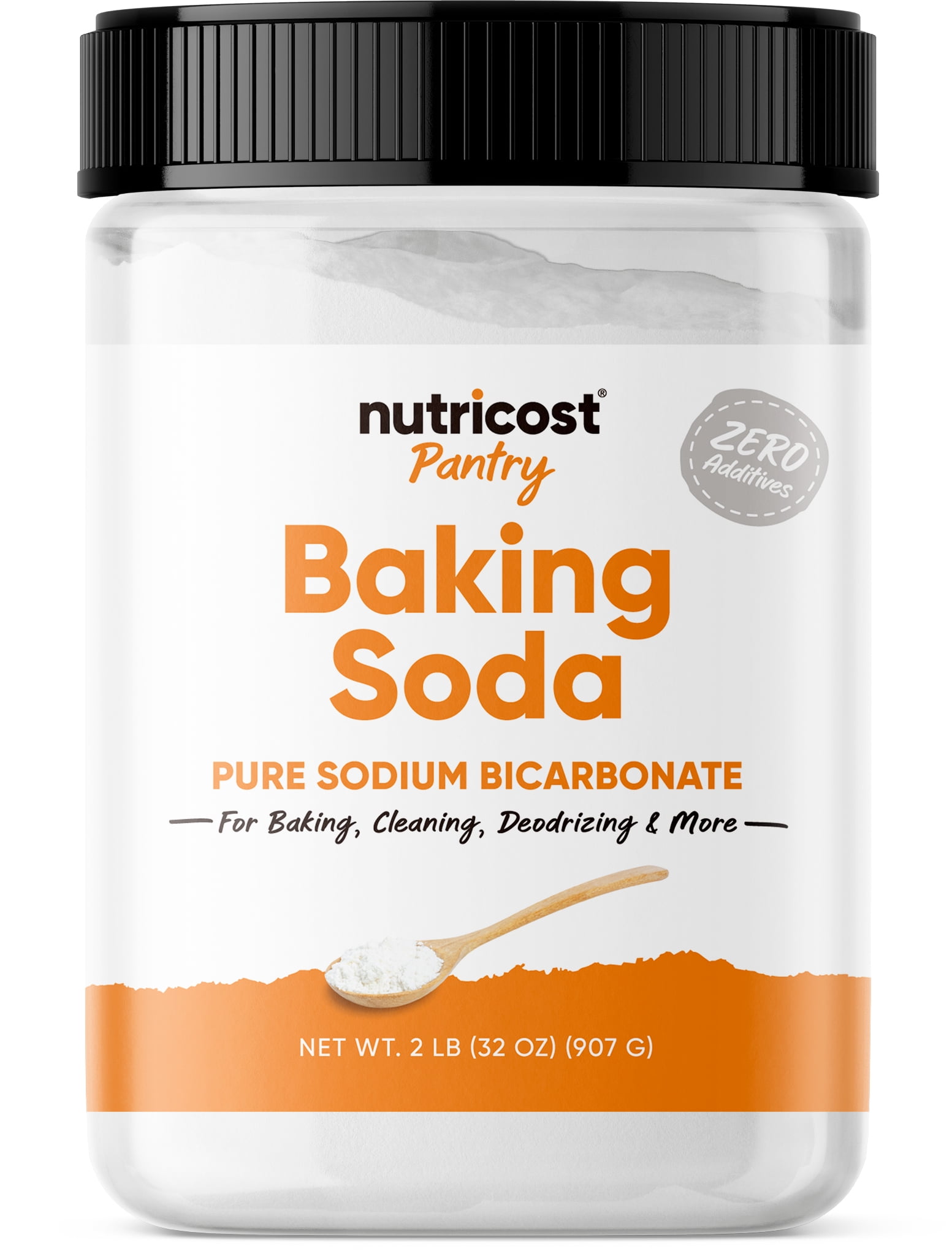Nutricost Pantry Baking Soda (2 lbs) For Baking, Cleaning, Deodorizing, and More
