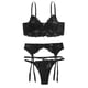 thumbnail image 1 of Sexy mujer encaje ahueca hacia fuera Babydoll ropa interior ropa de dormir íntima Tanga con liga conjunto de lencería Fridja  nalpqowj39123, 1 of 7
