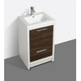 thumbnail image 3 of Eviva Grace 36" Gray Oak/White Bathroom Vanity w/ White Integrated Top, 3 of 3