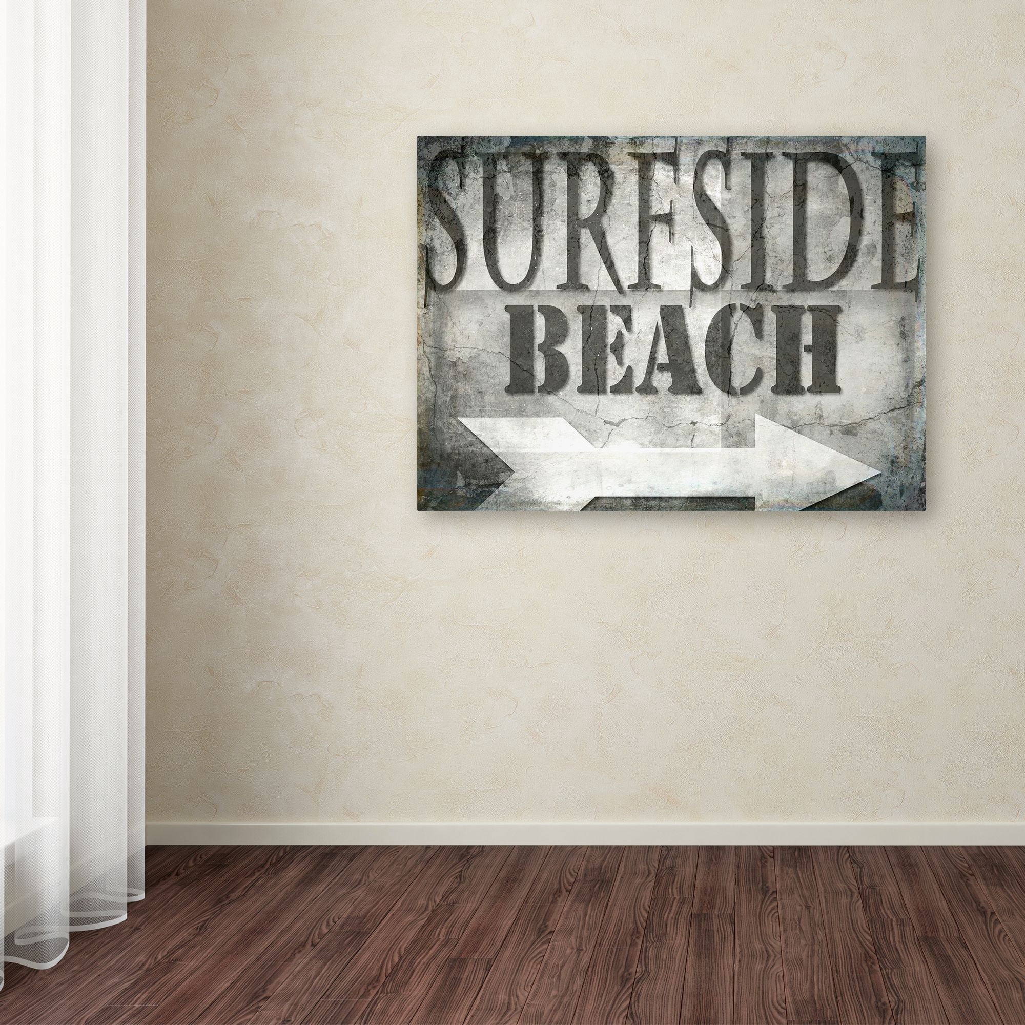 Trademark Fine Art 'Surfside Beach' Canvas Art by LightBoxJournal