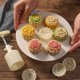 thumbnail image 4 of Flower Shape Moon Cake Mold MidAutumn Festival Mooncake Maker Cookie Stamps Hand Pressure Moon Cake Baking Tool, 4 of 4