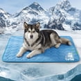 thumbnail image 5 of Gustave Dog Cooling Mat Washable Breathable Ice Silk Self Cooling Pad Pet Sleeping Bed Blanket for Small Medium Large Dogs Cats "Blue, XL", 5 of 8