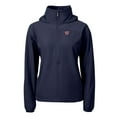 thumbnail image 2 of Women's Cutter & Buck  Navy Washington Nationals Charter Eco Recycled Half-Zip Anorak Jacket, 2 of 3