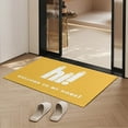 thumbnail image 6 of Yellow Entrance Door Mat Indoor Outdoor Carpet With Durable Pvc Material, Anti Skid Surface And Dust Trap Design For Entryway Hallway Home Decor, 6 of 7
